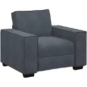 vidaXL Fauteuil 100x78x84 cm fluweel donkergrijs