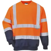 Portwest Tweekleuren Hi-Vis Sweatshirt B306