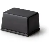 Continenta botervlootje, voor 125 g boter, blik, boteropslag, botervlootje, boterreservoir, keramiek, zwart, 3725