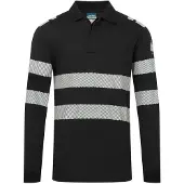 Portwest Pw3 Modaflame Poloshirt Met Lange Mouw Fr733 Vlamvertragend | Maat: S