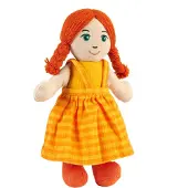 Lanka Kade pop meisje lappenpop rood haar blanke huid speelgoed.