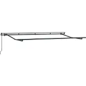 vidaXL Uitschuifbare luifel Antraciet 400 x 200 cm