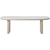 Giga Meubel Tuintafel Maya Deens Ovaal Beige 240cm