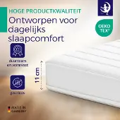 Mister sandman Matras - 140x200 - Koudschuim - Gemiddeld