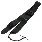 Fazley Gitaarband 5cm - Verstelbaar tot 1.5m - NILO SGS-BLK - Zwart