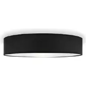 Smartwares Plafondlamp - Ø 50 cm – Zwart - E27 - IDE-60044