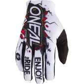 O'Neal Matrix Villain 2 Wit Jeugd Motorcross Handschoenen Maat M