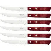 Tramontina Messenset Churrasco Rood (6-Delig)