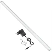 Telefunken LED meubelverlichting Zeus, lengte 87 cm Zeus, alu / grijs / zink, Keuken, Kunststof, Modern, kastverlichting