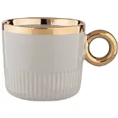 Altomdesign Altom Design Palazzo Mokkabeker - Porselein 350ml - Mintgroen