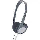 Panasonic RP-HT090 On Ear koptelefoon Kabel Grijs Volumeregeling Televisie