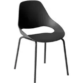 Houe Tuinstoel Falk Outdoor Dining Chair Tube Black