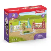 Schleich Horse Club Obstacle Course Figure Zilver Kinderen