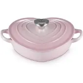 Le Creuset Campagnard Hart Ø20cm / 1L 'Shell Pink'