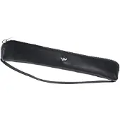 Golden Head Leren potloodetui Frankfurt Stifteetui 6811 Schwarz zwart