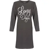Temptation TPNGD2202A dames bigshirt Donker Grijs. - Maten: 3XL