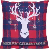 Carbotex Kerst kussensloop 40x40 cm MERRY CHRISTMAS