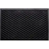 Perfect Home Dikke rubberen deurmat 35x52 cm - Antislip en weerbestendig