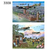 The House of Puzzles Sky Patrol Puzzel 2x500 XL Stukjes