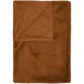 Essenza Plaid Furry Leather Brown-150 x 200 cm