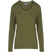 Essenza Pyjamashirt Women Luyza Uni Moss-M