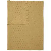 Essenza Plaid Knitted Ajour Fern Yellow-130 x 170 cm