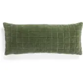 Essenza Julia Forest Green Kussen Velvet 40x90