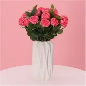 Maxifleur Kunstplanten Handgebonden Kunstboeket Vela Modena 45 cm roze
