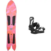 Burton - Packs (snowboards & bindingen) - Pack Ft Channelsurfer 2026 voor Unisex van Hout - Roze
