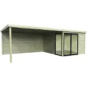 Solid Superia Tuinhuis Sagres Geïmpregneerd 303,6x394,8x303,6cm