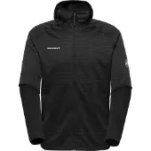 Mammut - Crag ML Hooded Jacket - Fleecevest L, zwart