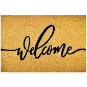 Epewex Kokosvloerkleed WELCOME 40x60 cm - Stijlvolle en duurzame deurmat