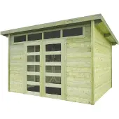 Solid Superia Luminous Verona Tuinhuis - Vurenhout - Geïmpregneerd - 303,2x243,6cm