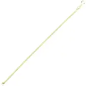 Cavill - 925 Sterling Zilveren Ketting 45 cm - Verguld - Panzerketting Lichtgewicht - Elegante Zilveren Damesketting Met Karabijnsluiting