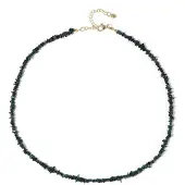 Cavill - Vergulde 925 Sterling Zilveren Halsketting - 23,29 ct Natuurlijke Mezezo Opalen - Ethiopische Fancy Kralen - Verstelbaar 45-50 cm