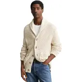 Gant Creme vest katoen normale fit