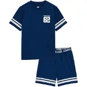 We fashion Nachtkledij donkerblauw / wit