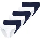 Schiesser Slip 'Essentials' donkerblauw / wit