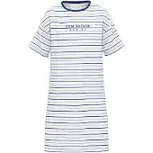 Tom Tailor Nachthemd navy / opaal / wit