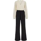 We fashion Jumpsuit beige / zwart
