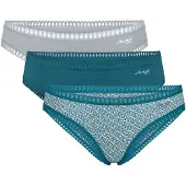 Sloggi Slip 'Blue GO Crush' grijs / groen / petrol