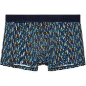 Hom Boxershorts ' HO1 Westgate ' blauw / turquoise / geel