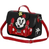 KARACTERMANIA Tas 'Minnie Mouse Face-Satchel' gemengde kleuren / zwart