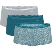 Sloggi Broekje 'Go Crush' turquoise / grijs / petrol