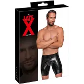 Late X Strak Kort Biker Latex Broekje