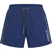 Karl Lagerfeld Zwemshorts donkerblauw / wit