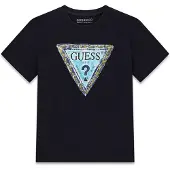GUESS Shirt navy / enziaan / hemelsblauw / geel