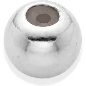 Cavill - Zilveren Hanger - 925 Sterling Zilver - MONOSONO - Gepolijste Ronde Kogel 6x6 mm - Elegant Design - 1,6 g