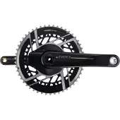 Sram Red AXS E1 Power Meter Crankset 50/37T 12S Natural Carbon Black || Maat: 175