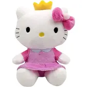 Joy toy Sanrio Plush Figure Hello Kitty Princess 14 cm